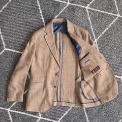 【現行タグ】45R コットンリネンゴマチノのSTジャケット Mサイズ R刺繡 現行タグ】45R コットンリネンゴマチノのSTジャケット Mサイズ R刺繡