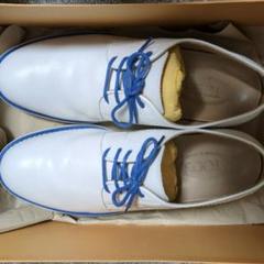 TOD'S　マリンカラーのカーフ紐靴