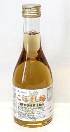 (B5)六花亭　こぼれ梅シロップ　390g　10本　北海道　梅ジュース　梅サワー 北海道 六花亭 夏季限定 梅シロップ こぼれ梅 390g入×1本 - メルカリ