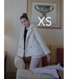 美品　Luan 2WAY SHAGGY COLLAR COAT 美品】Luan 2WAY SHAGGY COLLAR COAT Sサイズ