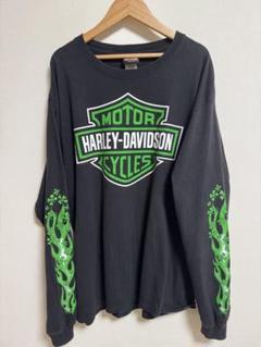 Harley-Davidson ロンT グリーン　L