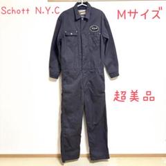 Schott　オーバーオール　L　ネイビー　ツイル　6186001 Schott オーバーオール L ネイビー - メルカリ