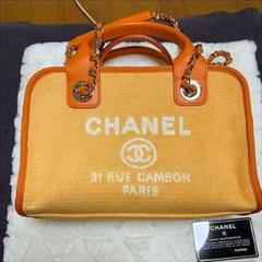 CHANEL ドーヴィル チェーンショルダーバッグ 2way