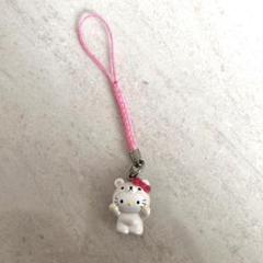 【48-7】ご当地キティ 冬期限定 しろくま 新品/レア】サンリオ ご当地キティ 冬季限定 白くま ソリ 根付け