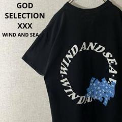 ゴッドセレクション×ウィンダンシー Tシャツ 半袖 バックプリント ブラック