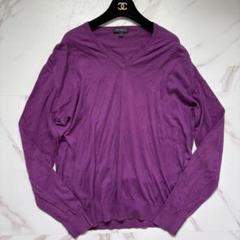 美品 ジョンスメドレー SEA ISLAND COTTON Vネック L