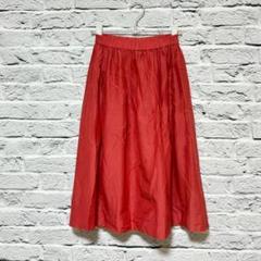美品✨NOLLEY'S【ノーリーズ】赤 フレアスカート ひざ丈 【Ｍサイズ】