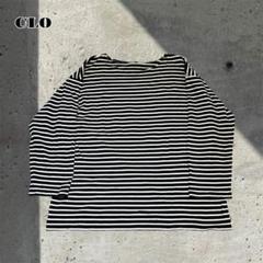 CLO ボーダーカットソー オーバーサイズ