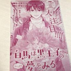 白馬は黒王子の夢をみる Sho-Comi 2025年 8号 漫画 切り抜き