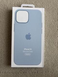 Apple純正iPhone 14シリコンケーススカイ