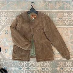 GOWEST VERTICAL JACKET Mサイズ ブラウン山羊皮