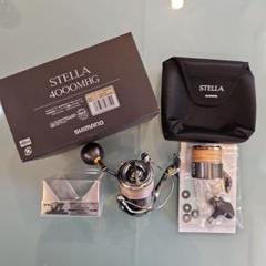 SHIMANO 18ステラ4000MHG スペアスプール 夢屋ハンドルノブ