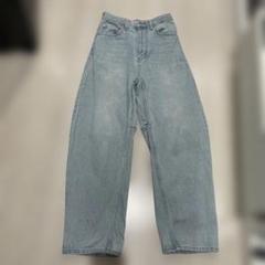 ドゥドゥ　カーブデニム　デニム　パンツ　36 サックスブルー
