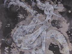 大沼憲昭、【白龍】、希少な額装用画集より、状態良好、新品額装付 大沼憲昭、【白龍】、希少な額装用画集より、状態良好、新品額装
