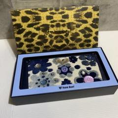 【未使用】Think bee!　ブルーカナリー　フラップ長財布