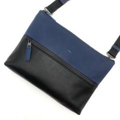 LANVAN en Blue ショルダーバッグ サコッシュブルー ブラック