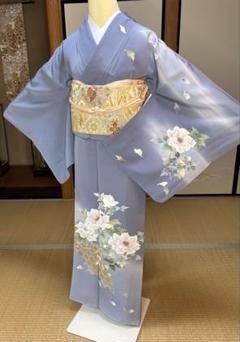 長襦袢以外　新品訪問着フルセット　式典着物フルセット　身丈166 裄68 h985-0.jpg