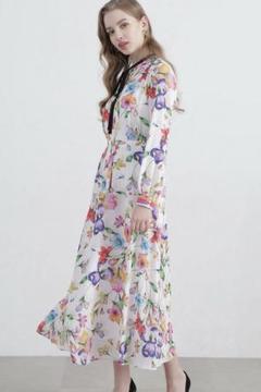 美品✨ピンキーアンドダイアン ロングワンピース ボウタイ プリーツ S ピンク 2025年最新】Pinky&Dianne レディース ロングワンピースの人気