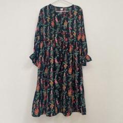alc 花柄 七分袖 ワンピース 120 アプレレクール 女の子 夏 春 秋 冬