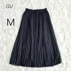 ジーユー GU ロングスカート プリーツスカー ウエストゴム M