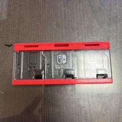 Nintendo Switch ゲームカードケース 赤 3枚収納