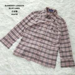 BURBERRY◌︎ ノバチェック コットン長袖シャツ日本製M三陽商会
