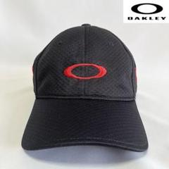 【美品レア】OAKLEY赤オーバルロゴ刺繍最高カラーリングベンチレーションCAP