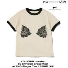 XG×DIDU ENG Ringer Tee リンガーTシャツ (XS)