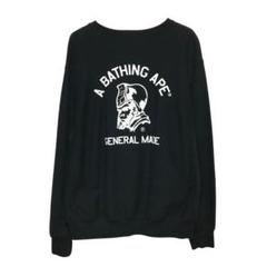 初期　90s BAPE アベイシングエイプ　スウェットトレーナー　バックプリント