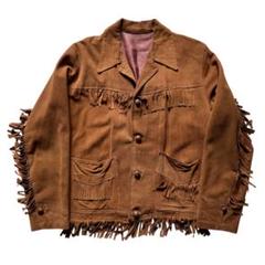 ウエスタンフリンジジャケット ブラウン ショット SCHOTT レザーランチャーフリンジ ウエスタン
