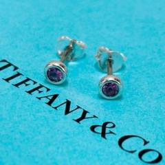 【 極美品 】 ティファニー　ピアス　バイザヤード　アクアマリン　925　箱付き ティファニー バイザヤードアクアマリンピアス