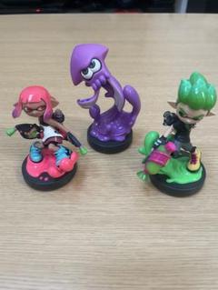 amiibo スプラトゥーン　ボーイ&ガール&イカ