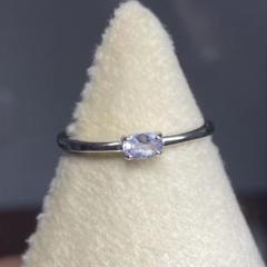 天然石リング　タンザナイト　5*3mm SV925刻印 天然石リング タンザナイト 5*3mm SV925刻印 - メルカリ