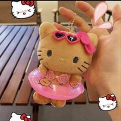 ハローキティ 日焼け ぬいぐるみ 浮き輪 水着 マスコット - メルカリ