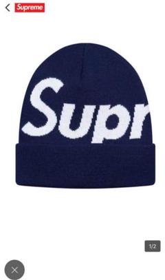 Bandana Big Logo Beanie 新品未使用　ネイビー Supreme Bandana Big Logo Beanie Beige - FW24 - US