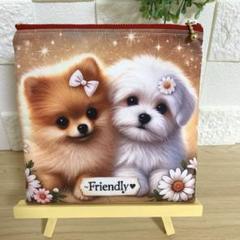 感謝sale❣️ 両面パネル　フラットポーチ