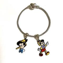 ピノキオ ディズニーキャラクター ブレスレット アクセサリー メンズ バングル