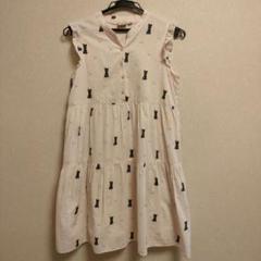 長め半袖 ネコプリント フレアワンピース ☆ PAUL & JOE SISTER 長め半袖 ネコプリント フレアワンピース ☆ PAUL & JOE SISTER