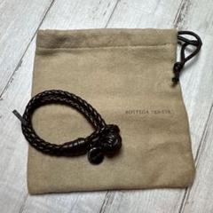極美品 Bottega ダークブラウン ブレスレット イントレチャート 極美品 Bottega ダークブラウン ブレスレット イントレチャート