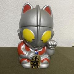 ウルトラマン招き猫貯金箱陶器