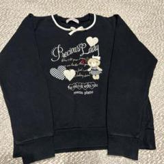 【新品】mezzo piano junior ビジュー 刺繍 トレーナー 150 新品】mezzo piano junior ビジュー 刺繍 トレーナー 150 トップス