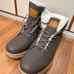 29.0cm 防寒ブーツ メンズ 防水 トレッキングブーツ　ブラウン