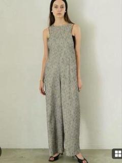 CLANE　COCOON SALOPETTE PANTS【BK1】 CLANE COCOON SALOPETTE PANTS