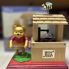 希少　プーさん　マスコット　オルゴール　ディズニー　激レア　タグ付き レア classic pooh オルゴール ぬいぐるみ ディズニー プーさん