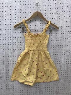 90'sフルーツマガジンvibes 古着 裏ずり掠れ水玉　シャーリング切替キャミ