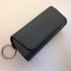 f6 iqos イルマ アイコス 用 ケース カバー レザー 黒 ブラック 木目