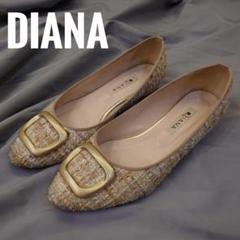 ※きなちゃんさま※【新品未使用】DIANA ゴールドグリッターフラットシューズ きなちゃんさま※【新品未使用】DIANA ゴールドグリッター