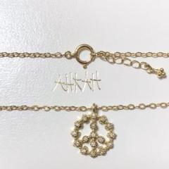 【定価約9万円】極美品 希少 AHKAH イマジンピース ダイヤ ネックレス