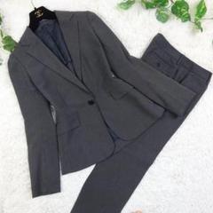 美品　リトルシック　ストレッチ　ウォッシャブル　アンコン　パンツスーツ　M