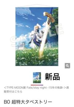 Fate/stay night-15年の軌跡‐ティザービジュアルB0タペストリー